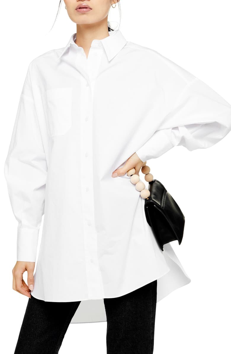 Oversize Poplin Shirt | Nordstrom