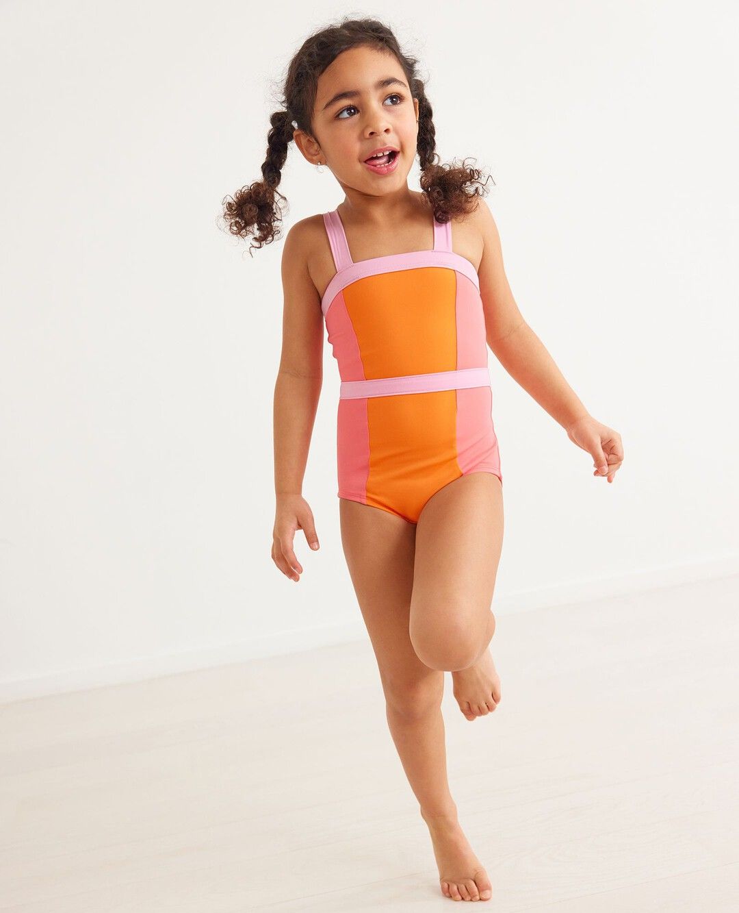 Colorblock One Piece Swimsuit | Hanna Andersson