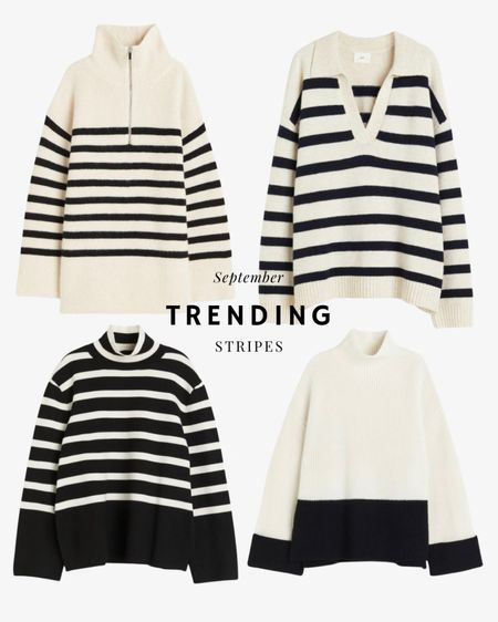 September trending stripes - my favourite top picks! 🗝️🖤🤍

#LTKworkwear #LTKSeasonal #LTKstyletip