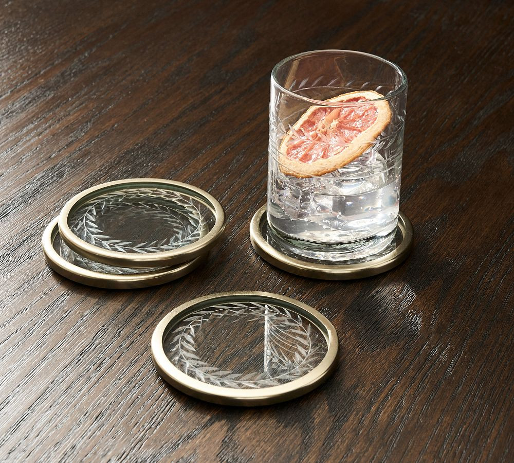Zelda Etched Coasters - Set of 4 | Pottery Barn (US)