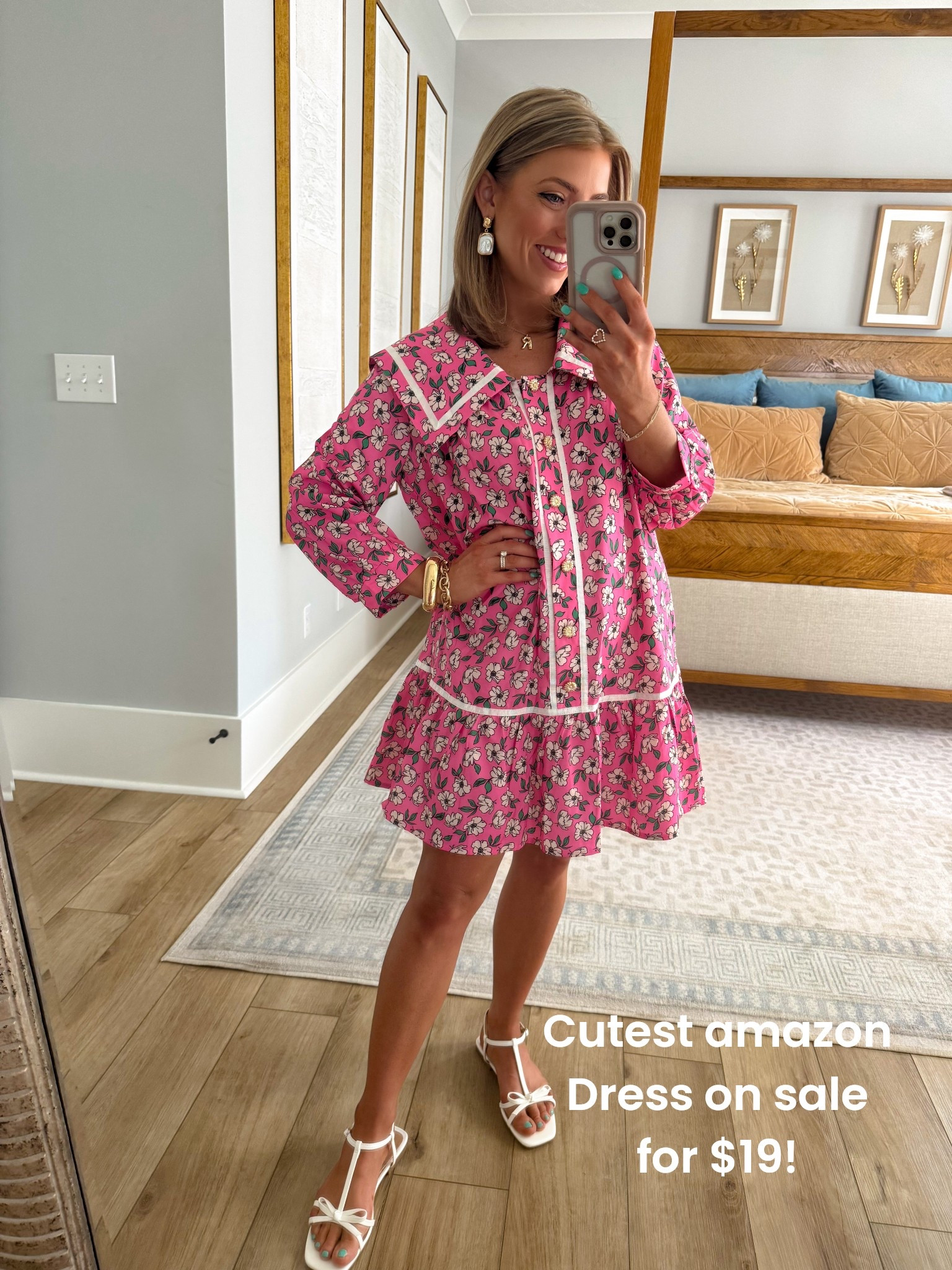 This Amazon dress is giving designer vibes without the designer price 💗 This pink floral spring dress is so cute and perfect for Easter, vacations, brunch, or everyday wear. I love the collar detail, the print, and the flattering fit.

Amazon fashion has been so good lately and this dress looks like something from a high-end boutique or Tuckernuck but for a fraction of the price.

If you’re looking for cute spring dresses on Amazon, this one is a must.

#amazonfashion #amazondress #springoutfit #amazonfinds #affordablefashion #easterdress #pinkdress #amazonstyle #springfashion #lookforless #boutiquestyle #amazonhaul #momoutfit #dressseason #amazonclothing


#LTKootd #LTKPetite #LTKSaleAlert