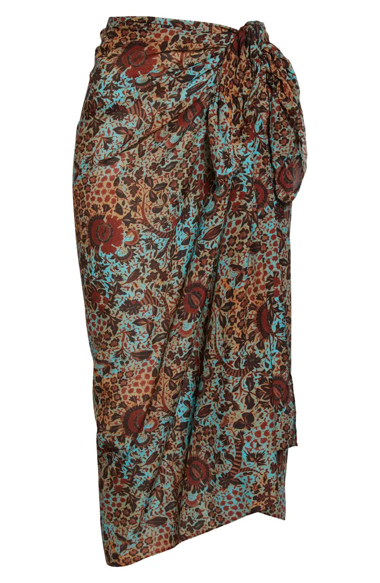 Ulla Johnson Paz Batik Print Cover-Up Pareo | Nordstrom | Nordstrom