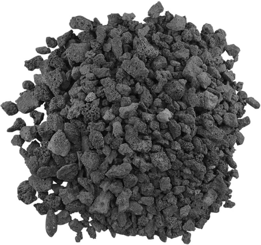 American Fireglass Medium Lava Rock, 1/2" - 1" | Use in Fireplace, Fire Pit or Bowl | Outdoor & I... | Amazon (US)