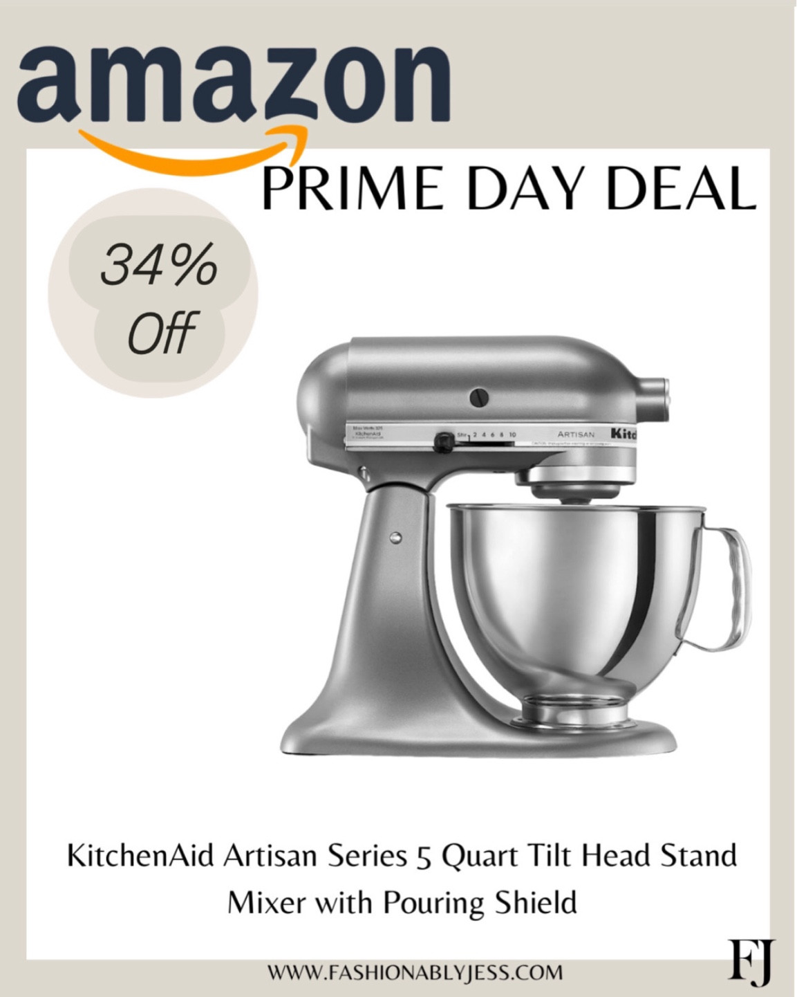 KitchenAid mixer perfect for baking for the holiday 👩‍🍳🍪 this is a great prime day deal! 

#LTKOver40 #LTKSaleAlert #LTKxPrimeDay