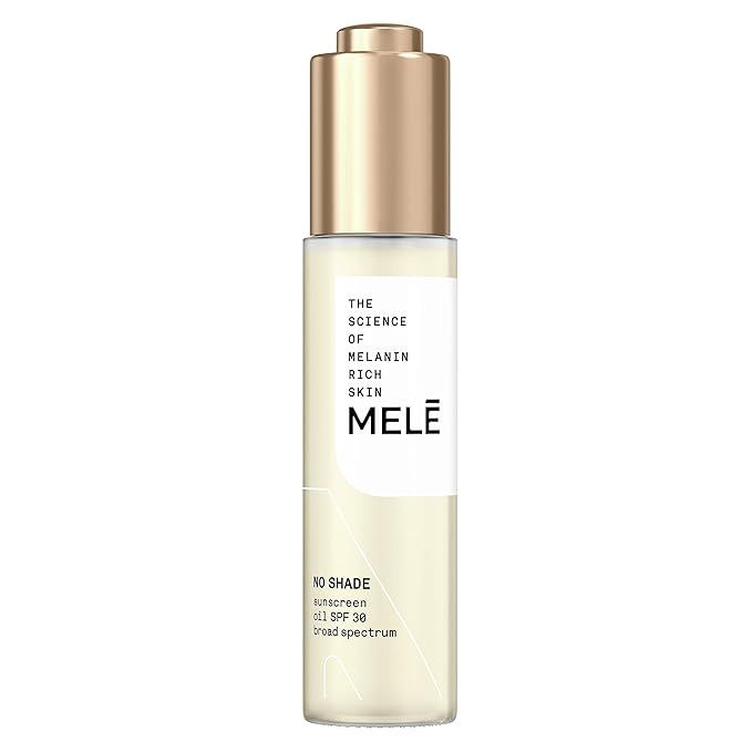 MELE Sunscreen Oil For UV Protection No Shade SPF 30 Blends In Without a Trace 1 oz., White | Amazon (US)