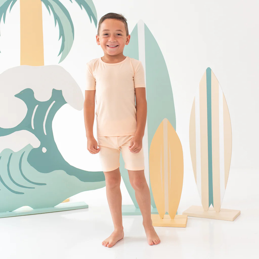 Short Sleeve Pajamas in Canyon | Kyte Baby