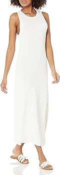 The Drop Women's Gabriela High Neck Cut-In A-Line Side Slit Maxi Sweater Dress | Amazon (US)
