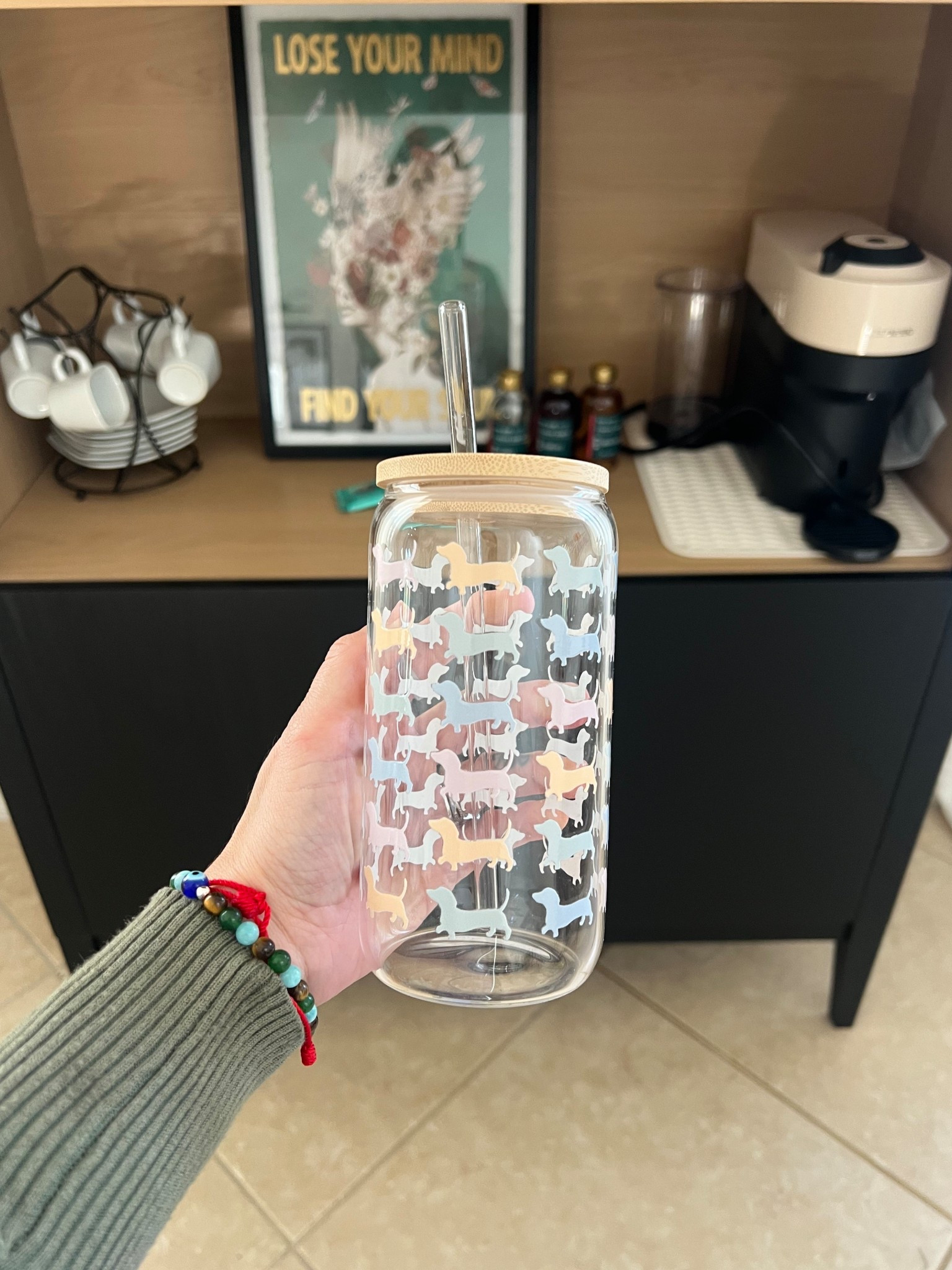Dachshund mama essentials 🐶🤍 This adorable glass cup is my new go-to for iced coffee at home

Morning, coffee, puppy, dachshund 

#LTKmorningroutine #LTKmomlife #LTKHome
