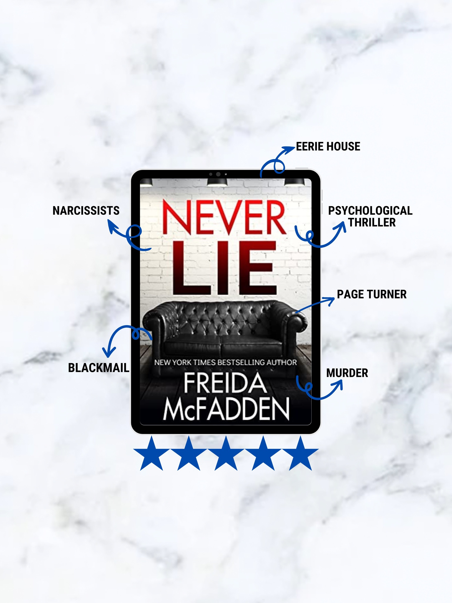 Thriller book recommendation - Never Lie by Freida McFadden

#LTKGiftGuide #LTKFindsUnder50 #LTKActive