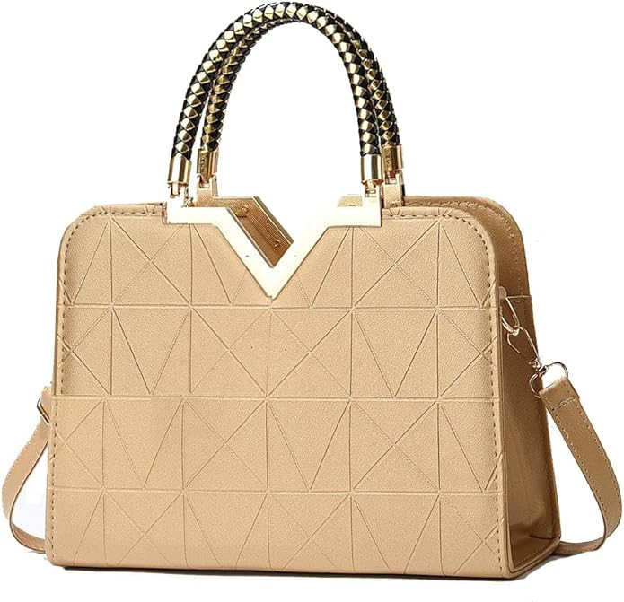 JHVYF Purses for Women Fashion Handbag Ladies Satchel Bags PU Leather Top Handle Shoulder Tote Ba... | Amazon (US)