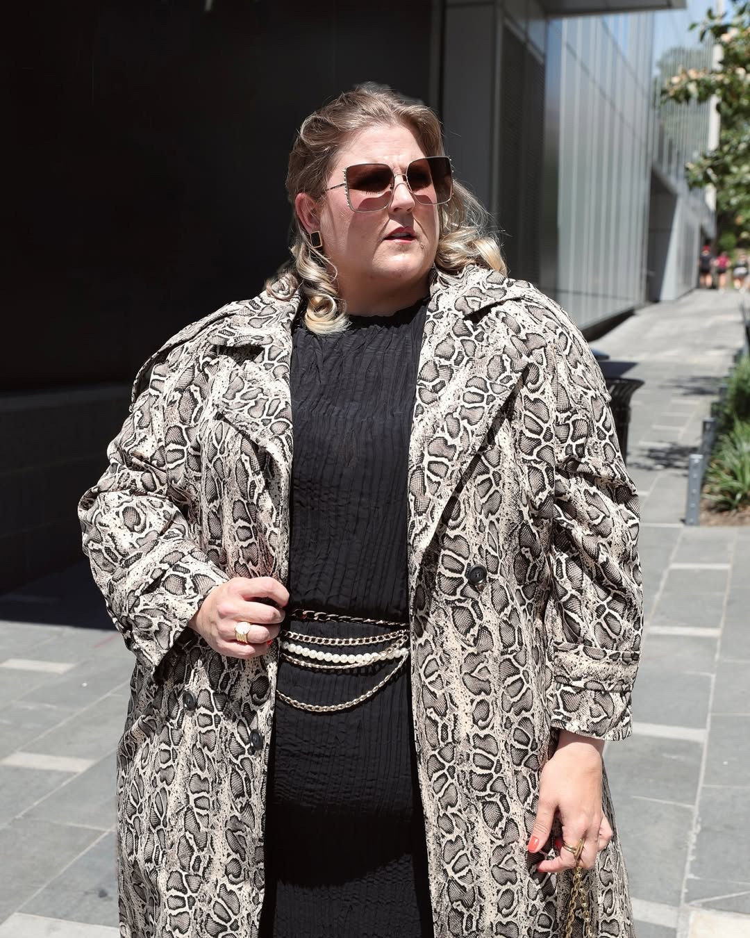 Boss babe status: unlocked ✅

Absolutely obsessed with this outfit. I have always wanted a statement trench and now I’ve got one! I love the snake print because it’s wild like me, but still can be styled like a neutral. You’re going to be seeing this jacket in many more of my outfits this fall- especially when it cools down a bit!

Pro tip: you can belt over a trench for a more cinched waist look that still shows your dress underneath.

The dress and trench were gifted to me by @baacalofficial.

#LTKPlusSize #LTKSeasonal #LTKStyleTip