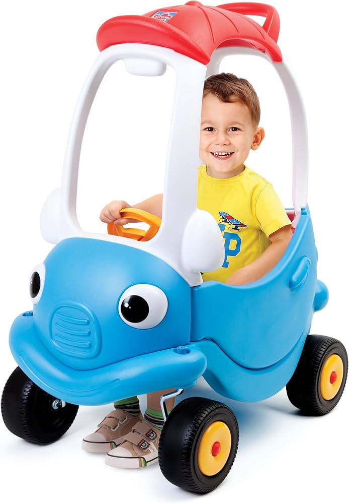 Grow'n Up Mister Coupe, Safe Sturdy Body, 360-degree Spinning Wheels, Doors Lock and roof Handle,... | Amazon (US)