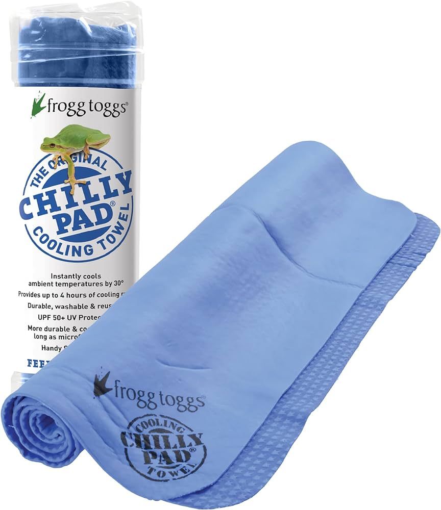 FROGG TOGGS Chilly Pad Instant Cooling Towel, Perfect for Use Anytime You Sweat, 33x13 | Amazon (US)