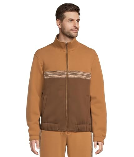 UGG Men's Tasman Track Jacket Coat, Chestnut, L | Amazon (US)