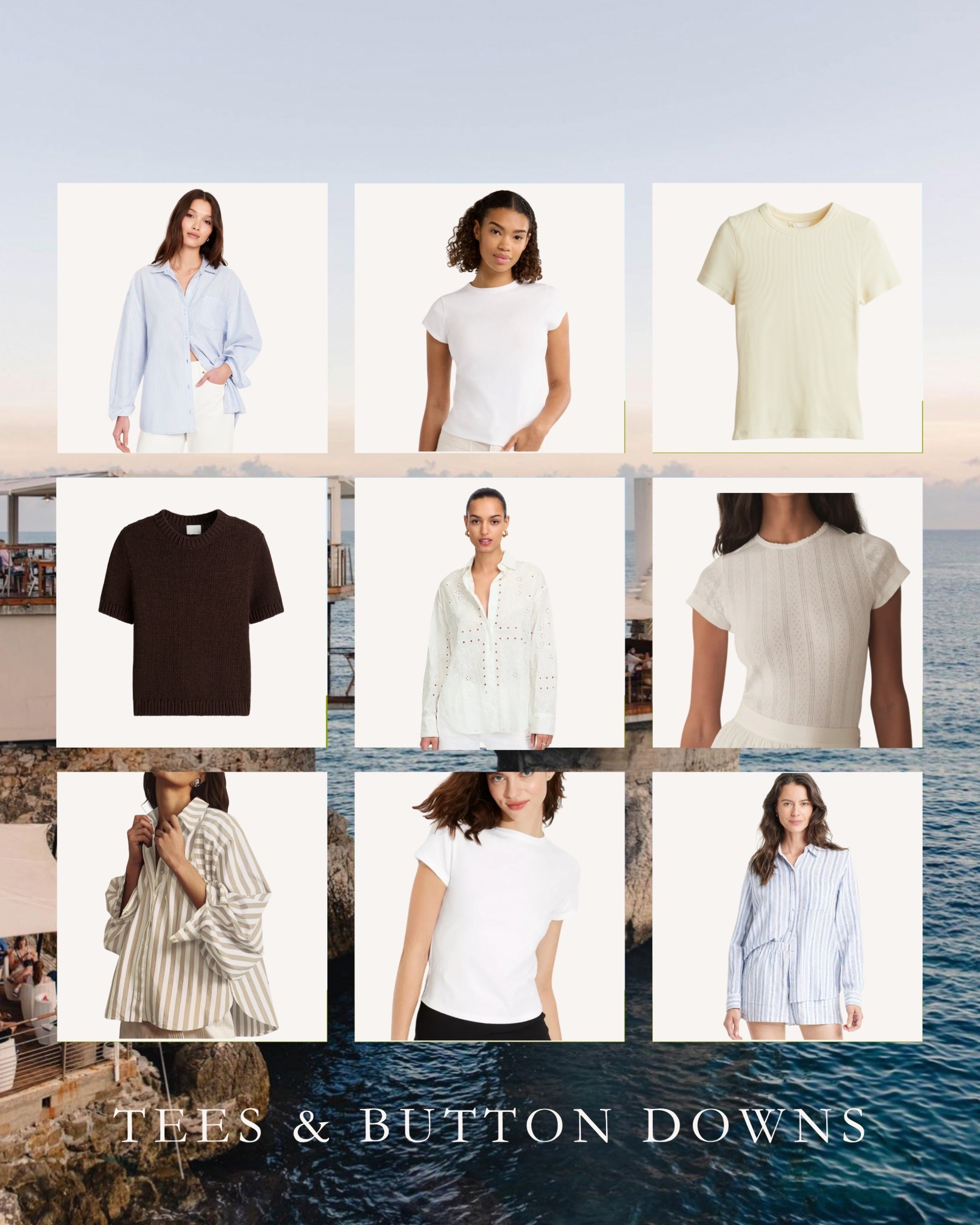 7. tees & button downs (your throw on, goes-with-everything piece)

#LTKStyleTip #LTKSummerEdit #LTKTravel