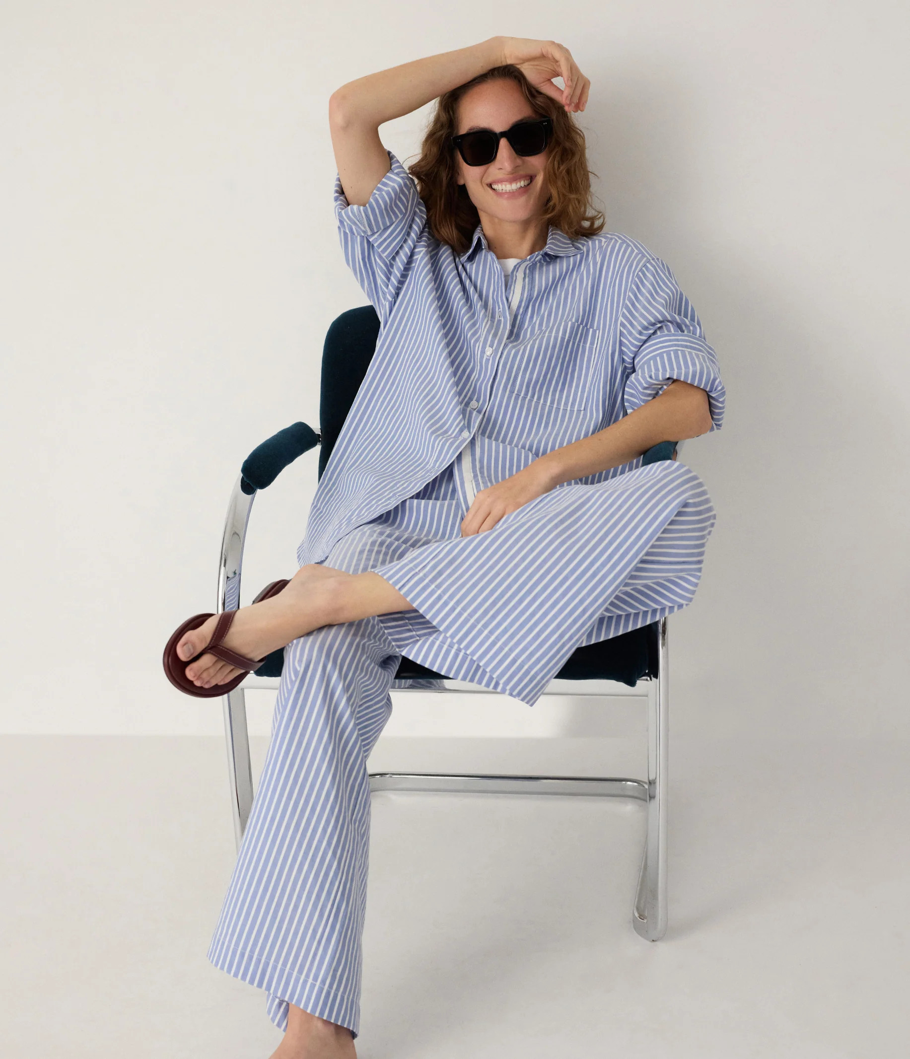 Variant options: Carson Striped Button Down Shirt | MichaelStars.com