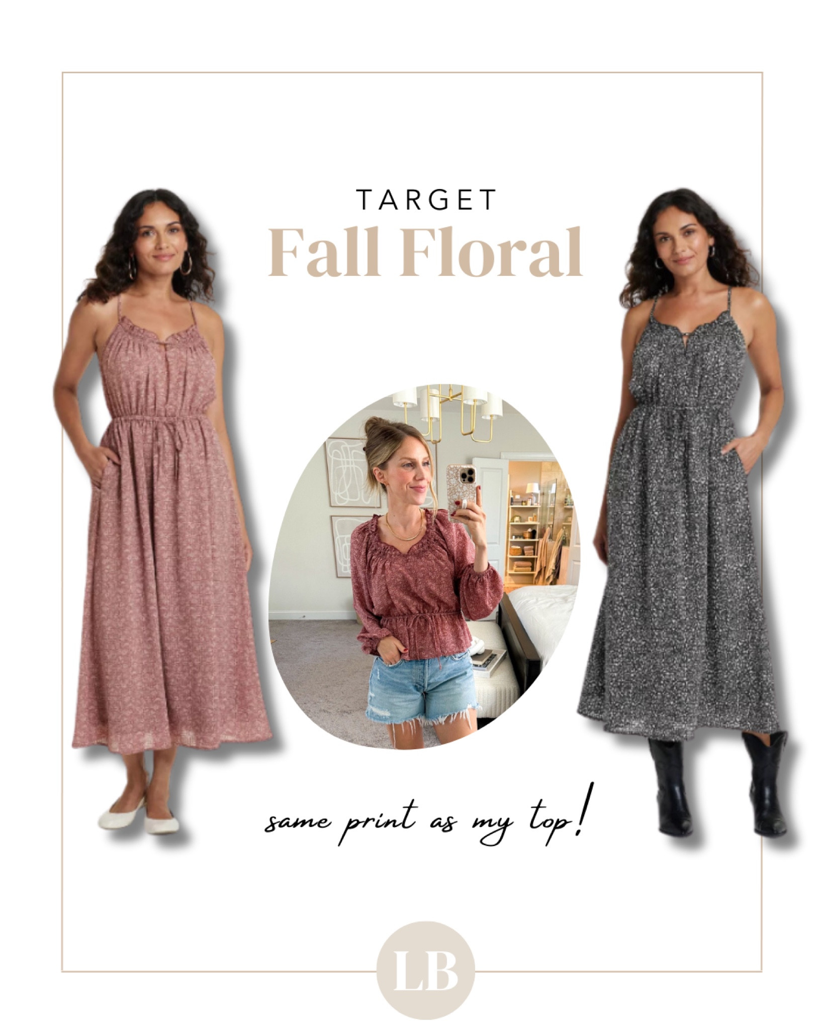 My top from Target is sold in the same print in this cute dress option!

#LTKStyleTip