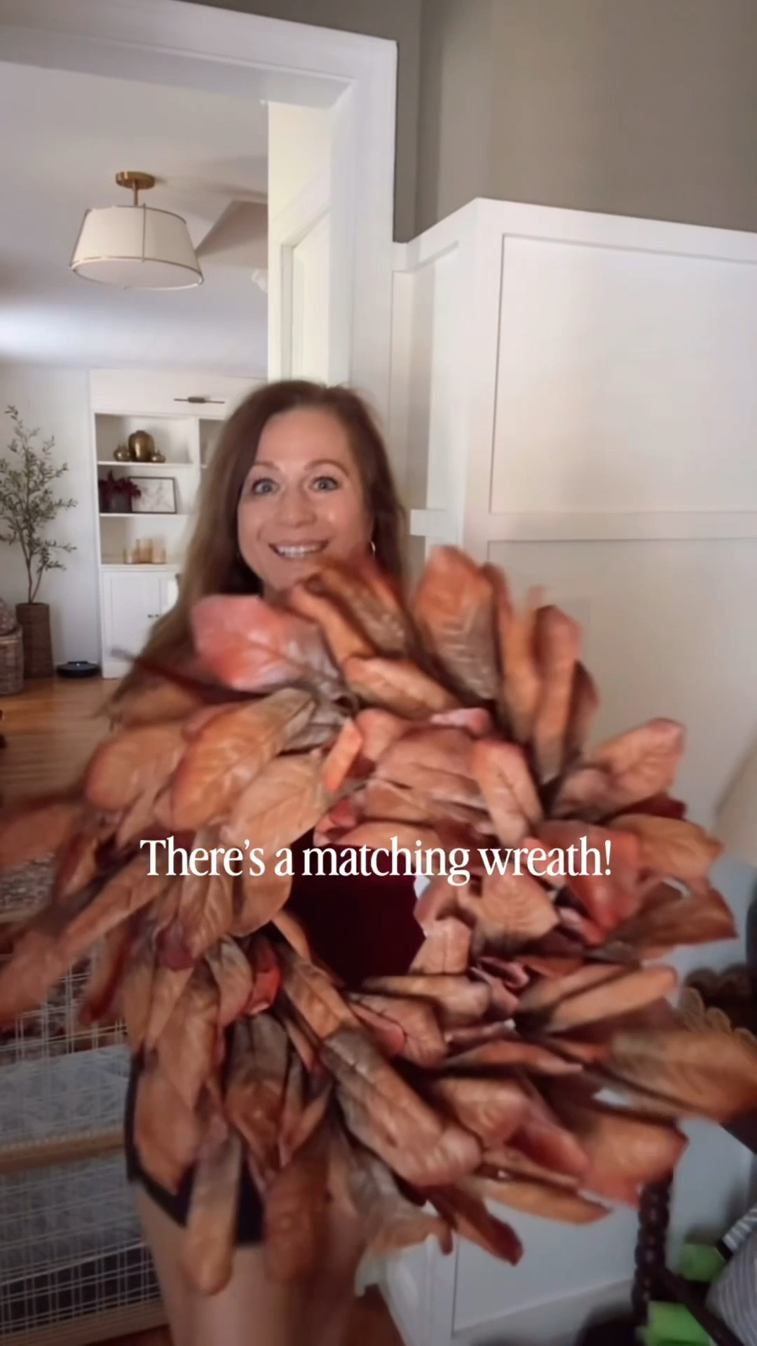 You all LOVED the magnolia garland… so of course I had to get the matching wreath. 🤎
The rich color + realistic magnolia leaves are so good for that warm, collected fall look — and this is just the beginning.

The fall front porch is coming next… 👀

→ SAVE this for your fall decorating inspo 


#FallDecor #FallPorch #MagnoliaWreath
fall front porch decor, magnolia wreath, fall wreath, front door decor, autumn decorating, traditional fall decor, cottage fall decor, European cottage style

#LTKSeasonal #LTKHome #LTKdayinmylife