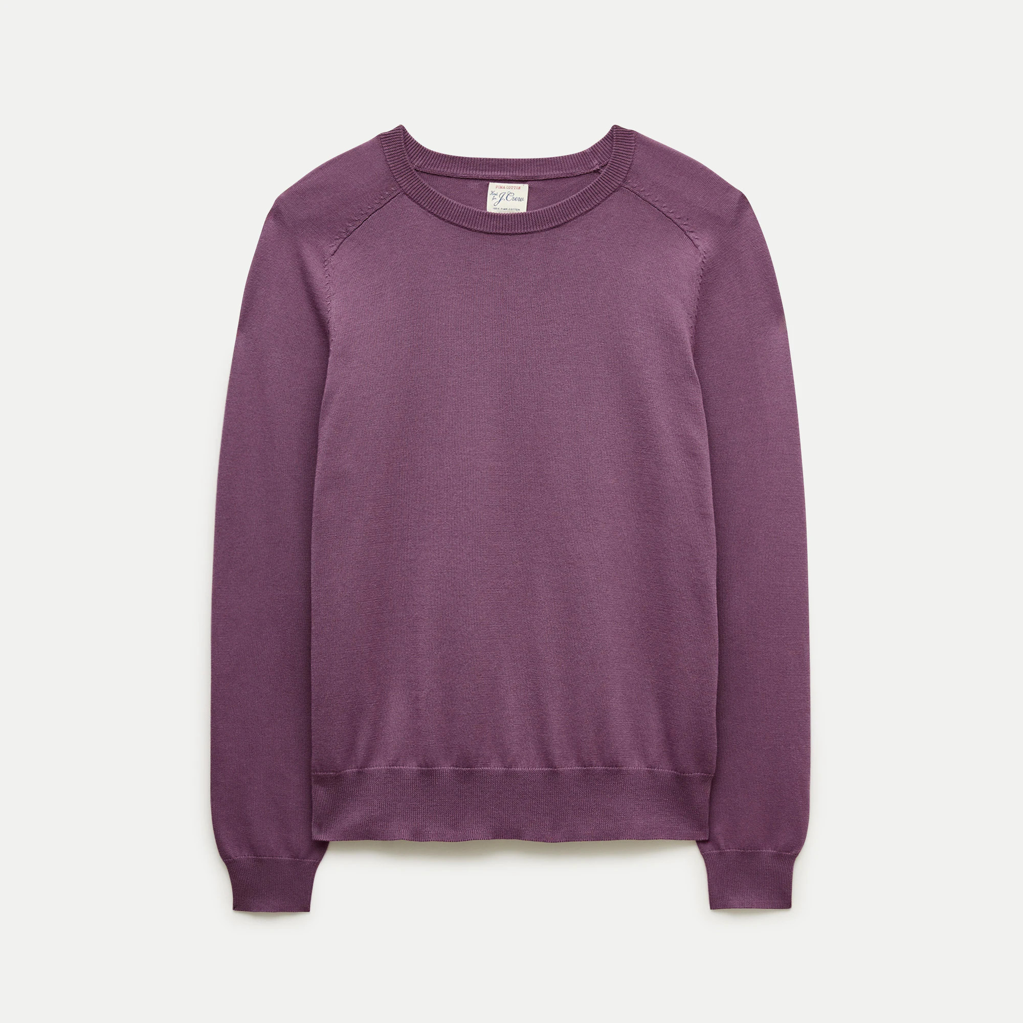 Pima cotton crewneck sweater | J. Crew US