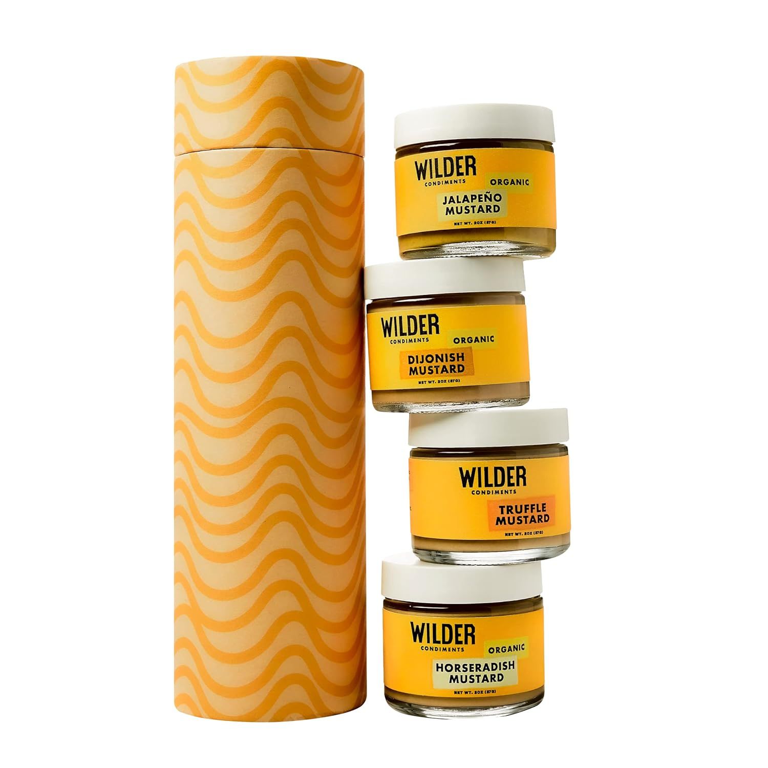 WILDER Mustard Quartet Limited Edition. Perfect Holiday Gift! Includes Organic Mustards Made in C... | Amazon (US)