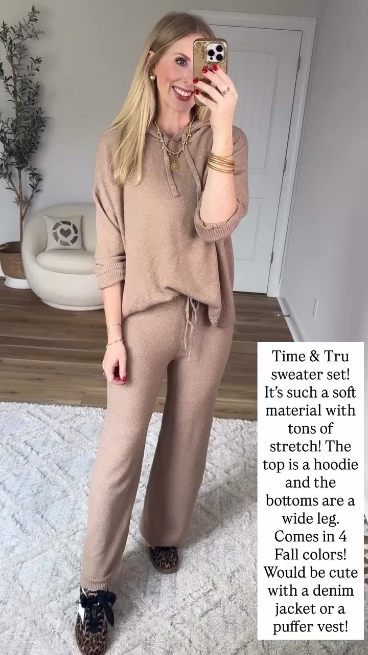 Time and tru sweater set from Walmart!! 

#LTKmomlife #LTKootd
