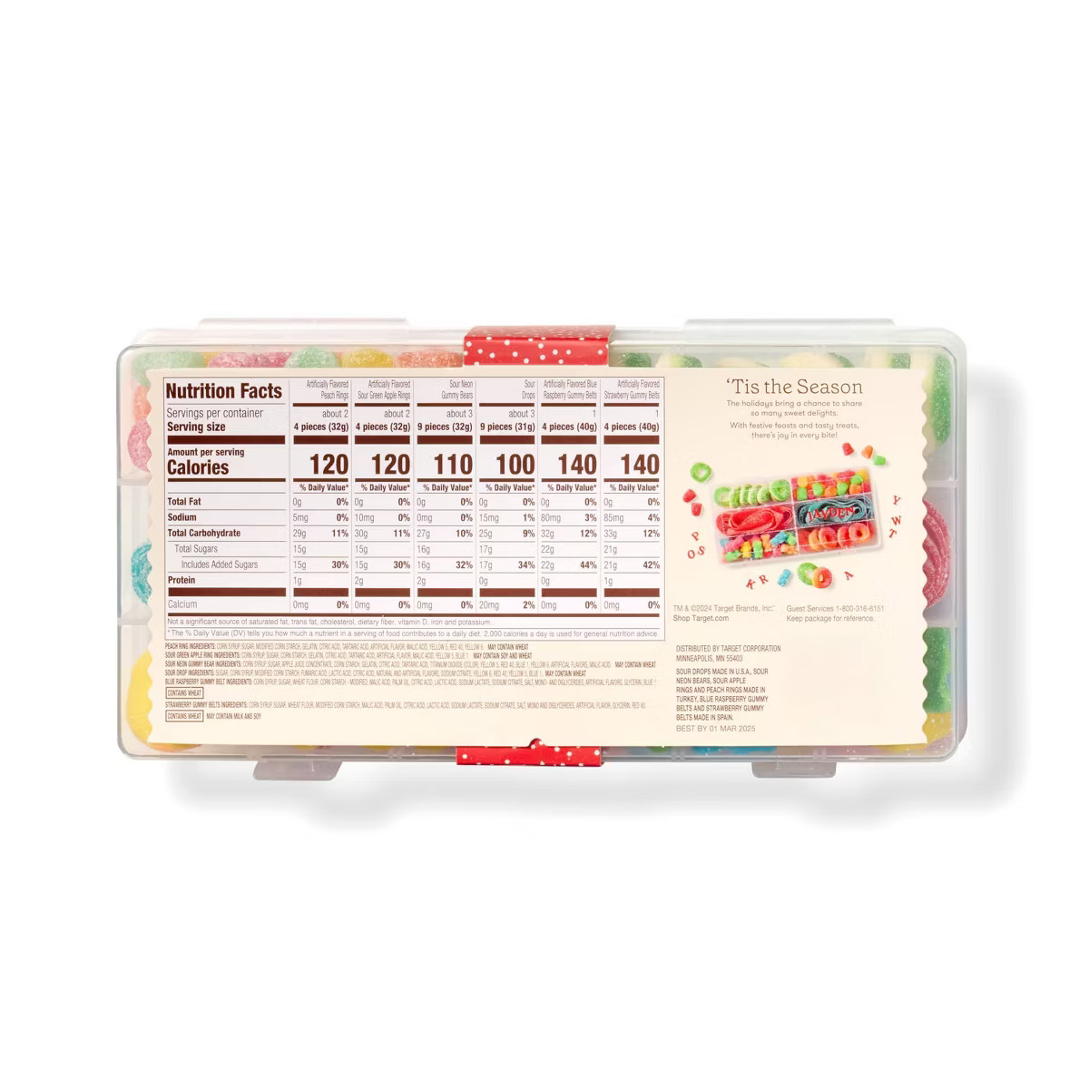 Christmas Very Merry Gummy Box - 13.1oz - Favorite Day™ | Target