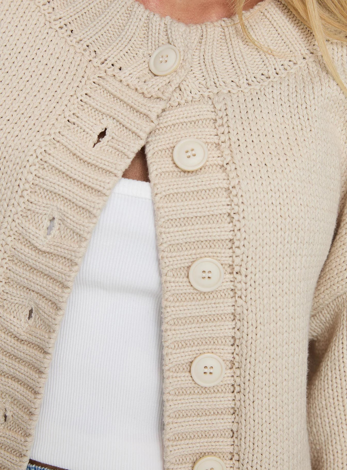 Edern Cardigan Cream | Princess Polly US