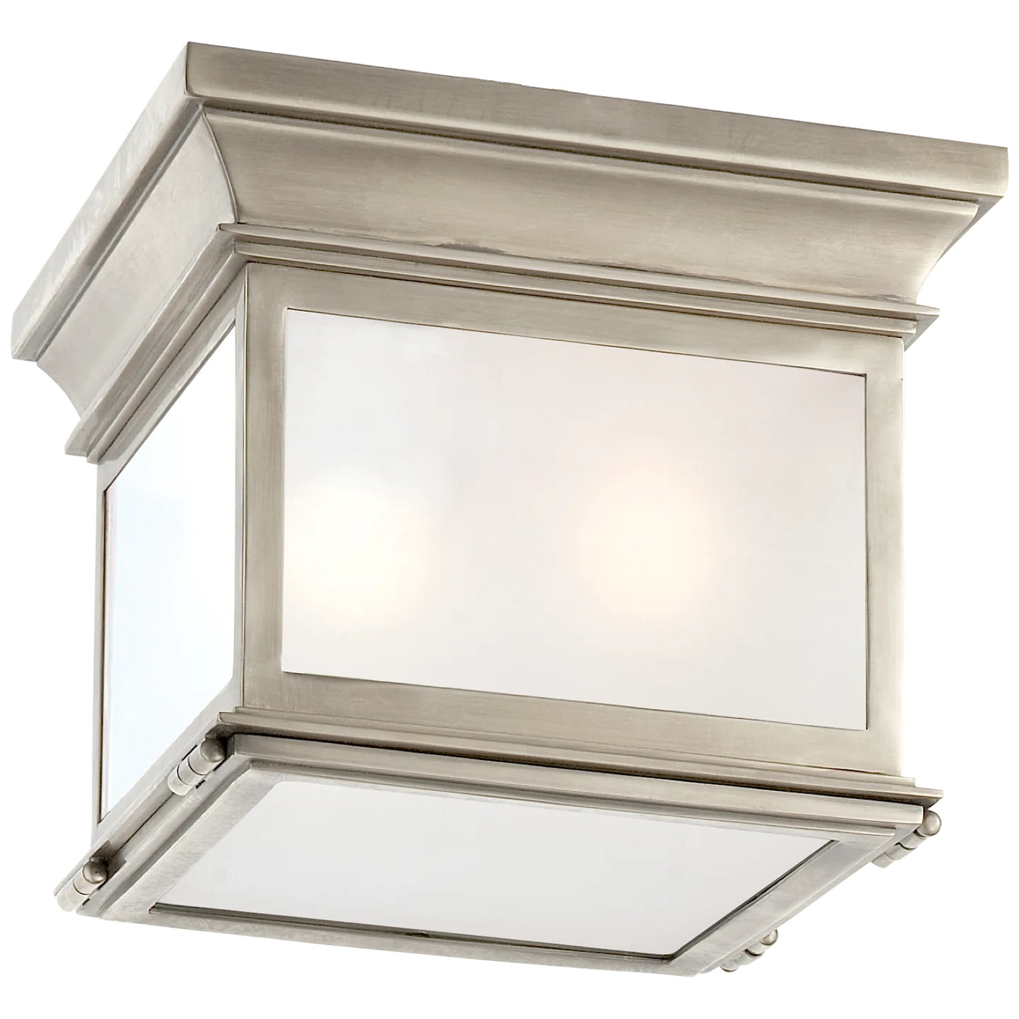 Chapman & Myers Club Small Square Flush Mount | Wayfair North America