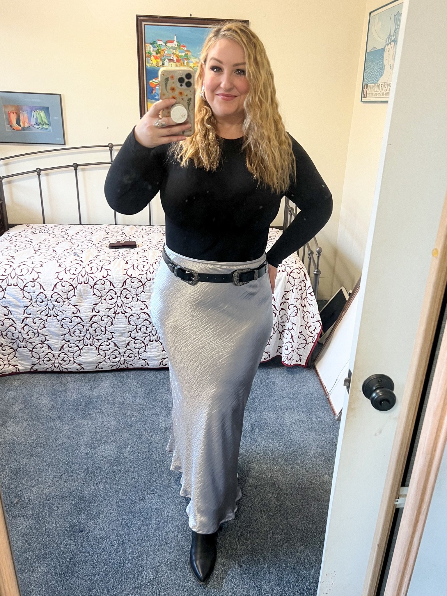 Silver is still everywhere this Spring
Skirt is size L and under 50!!
Linked similar bodysuits, actual linked on IG 

#LTKstyletip #LTKmidsize #LTKfindsunder50