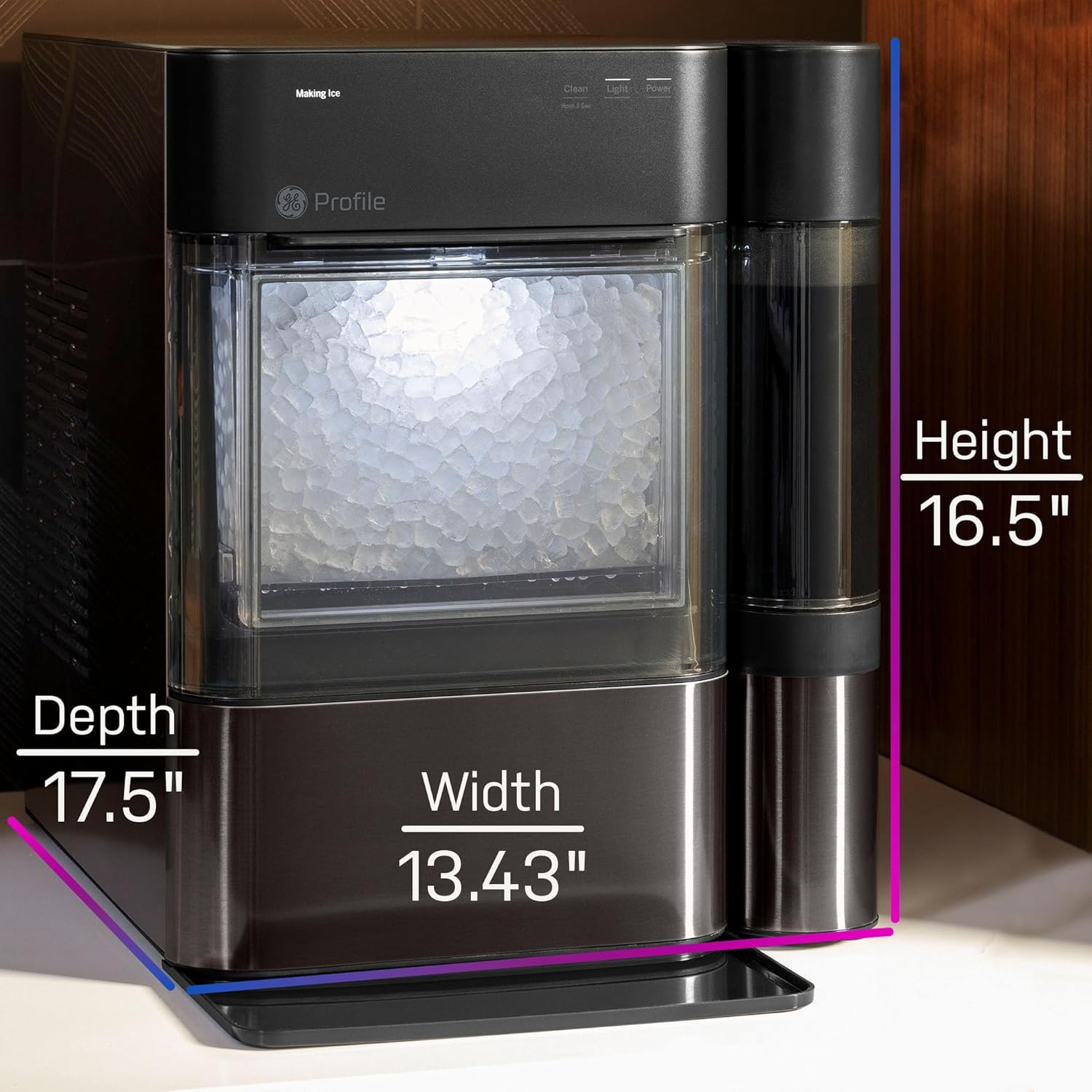 GE Profile Opal 2.0 with 0.75 Gallon Tank, Chewable Crunchable Countertop Nugget Ice Maker, Scoop... | Amazon (US)