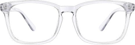 TIJN Blue Light Blocking Glasses for Women Men Clear Frame Square Nerd Eyeglasses Anti Blue Ray C... | Amazon (US)