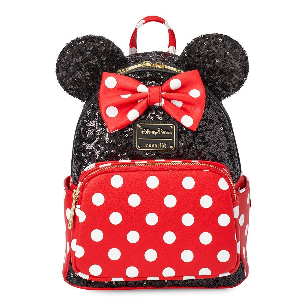 Minnie Mouse Sequin and Polka Dot Mini Loungefly Backpack | Disney Store