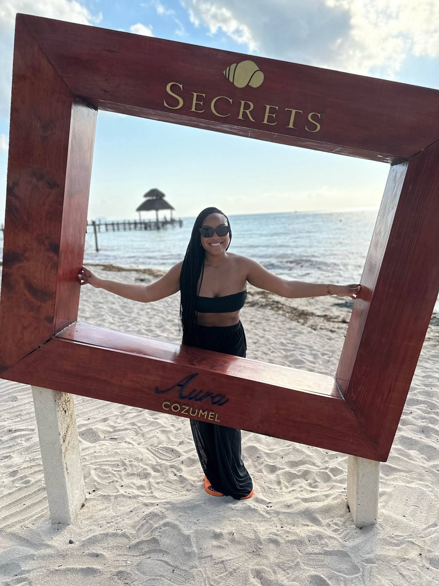 Vacation swimsuit ideas with cover up pants! 

#LTKswim #LTKSeasonal #LTKunder50