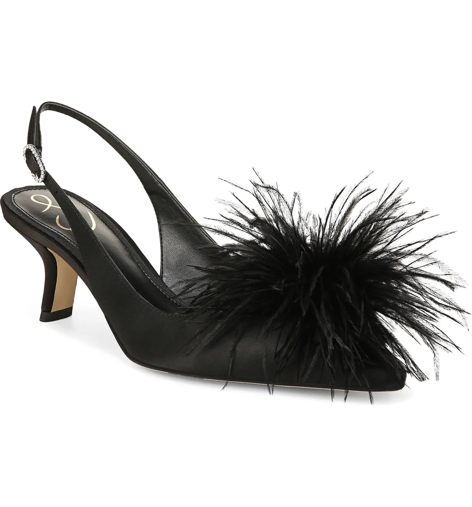 Bianka Feather Slingback Pump (Women) | Nordstrom