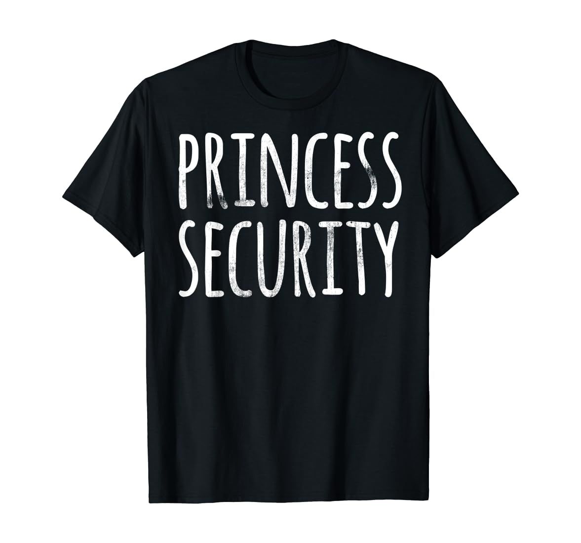 Princess Security Halloween Costume Dad Men Matching Easy T-Shirt | Amazon (US)