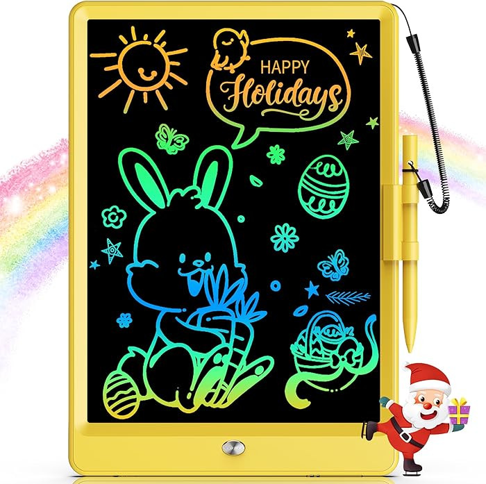 Bravokids LCD Writing Tablet for 3-8 Year Old Girls and Boys - 10 Inch Electronic Doodle Board Dr... | Amazon (US)