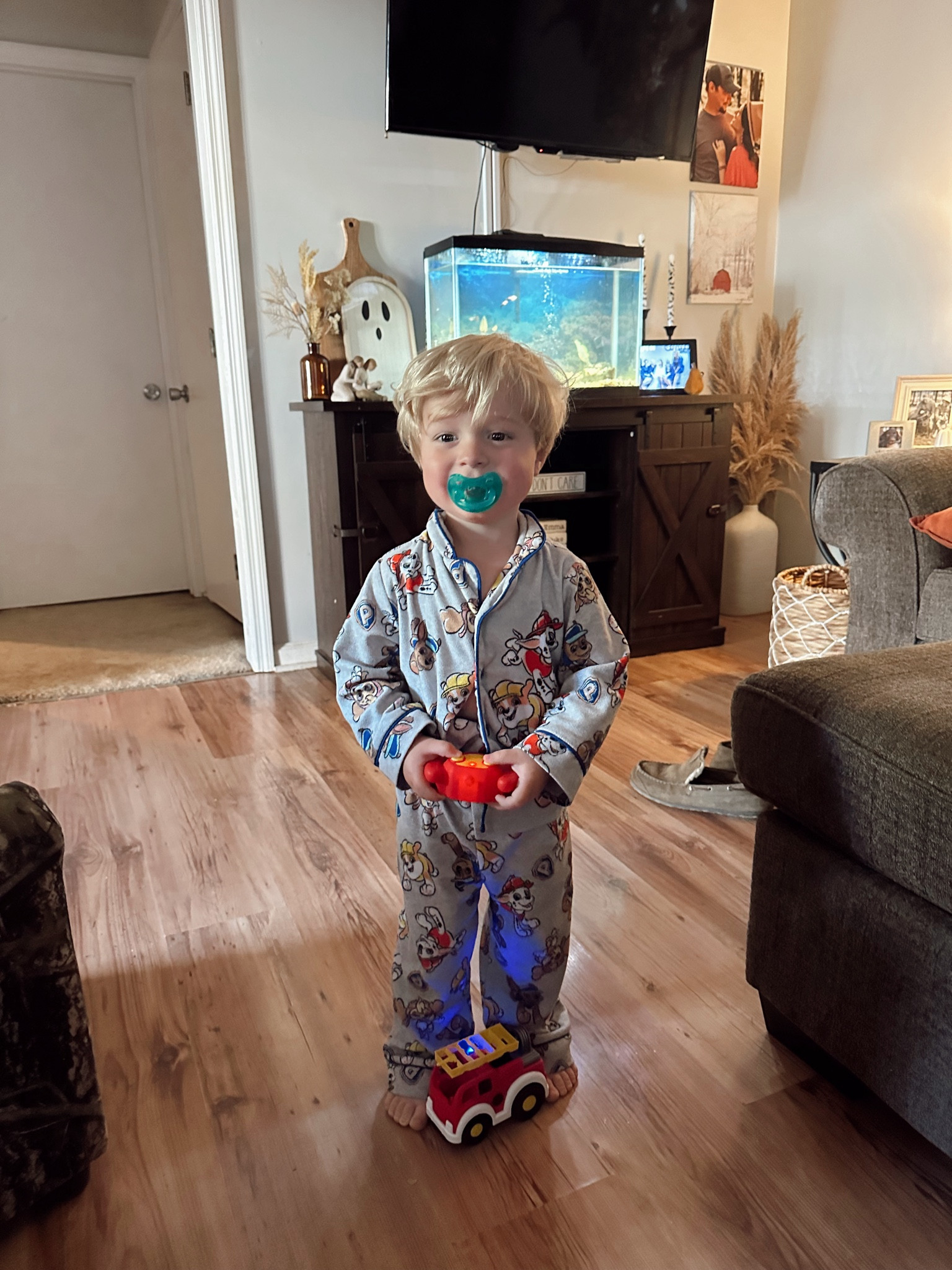 The perfect little remote control car for toddlers! Under $5!!!! Comes in fire truck or police car option with little people figure! No sounds just lights! 

#LTKGiftGuide #LTKKids #LTKBaby