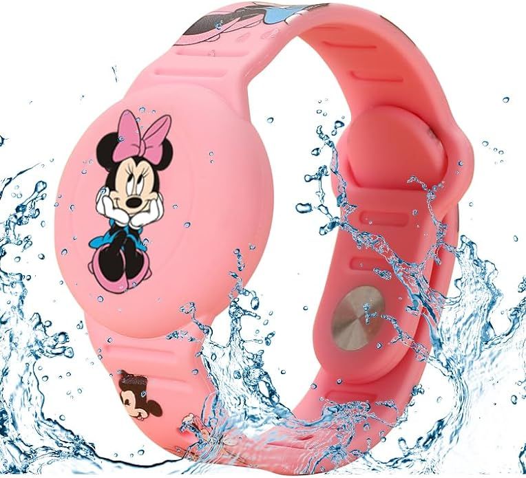 Compatible for AirTag Kids Bracelet, Cute Kid Air Tag Wristband Adjustable Hidden Watch Band Air ... | Amazon (US)
