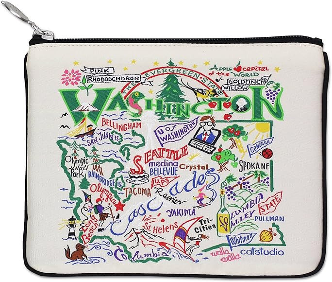 catstudio Washington Zipper Pouch Purse | Holds Your Phone, Coins, Pencils, Makeup, Dog Treats, &... | Amazon (US)