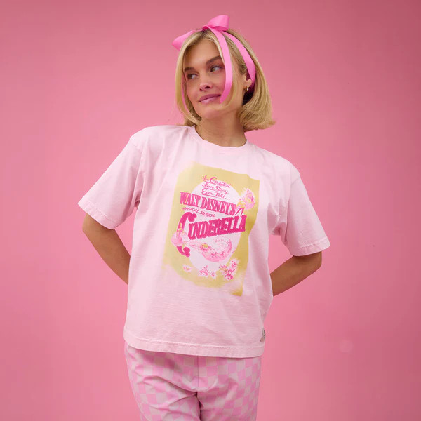Disney Cinderella Perfect Tee, Pink | Albion Fit