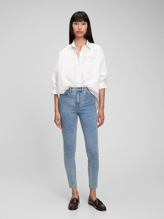 Sky High Rise True Skinny Jeans with Washwell | Gap (US)