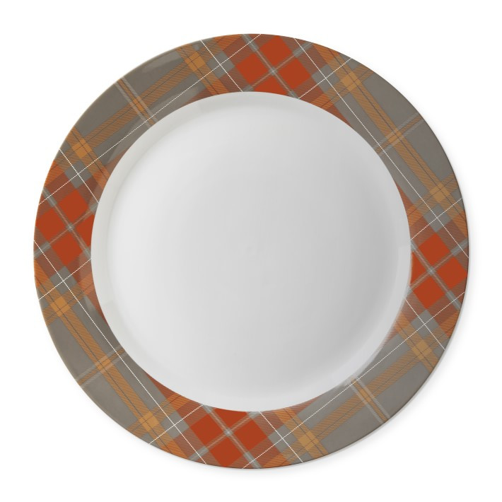 Autumn Plaid Charger Plate | Williams-Sonoma