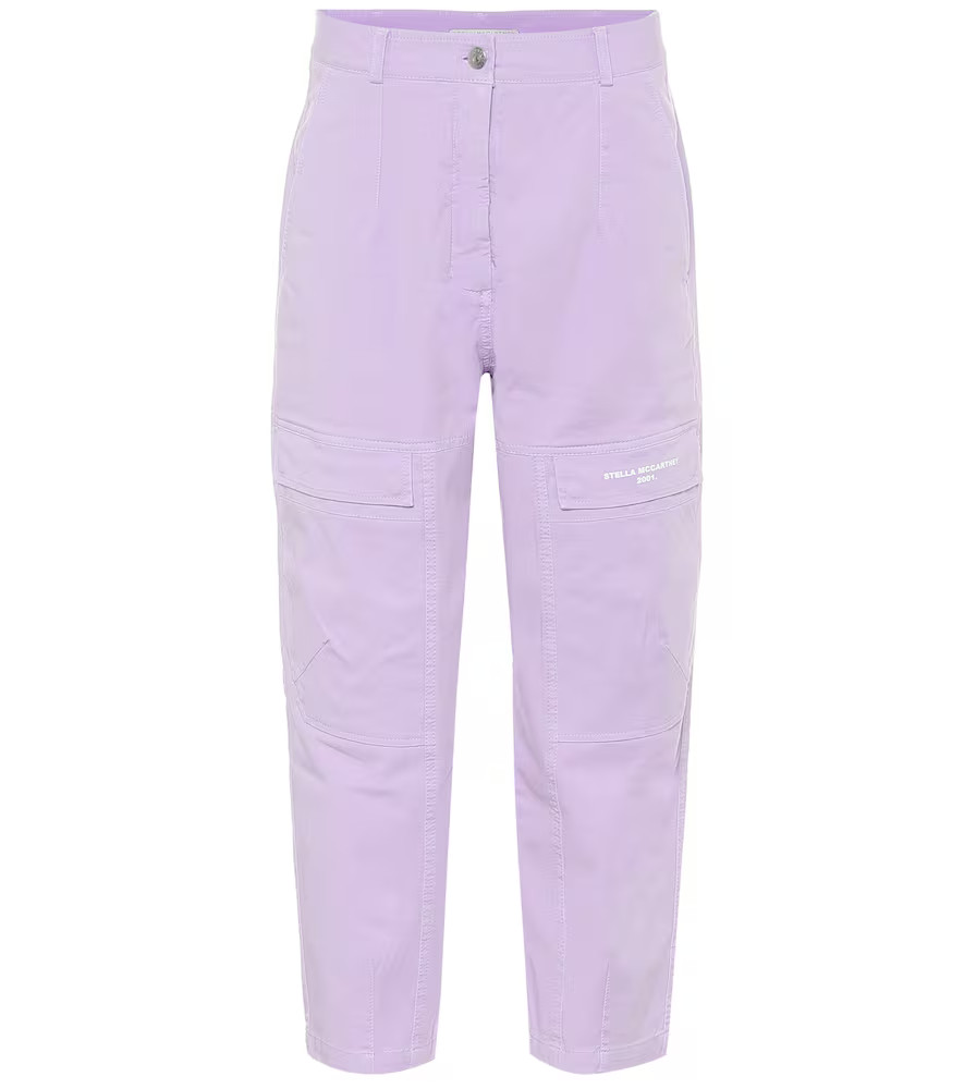 Stretch-cotton high-rise pants | Mytheresa (US/CA)
