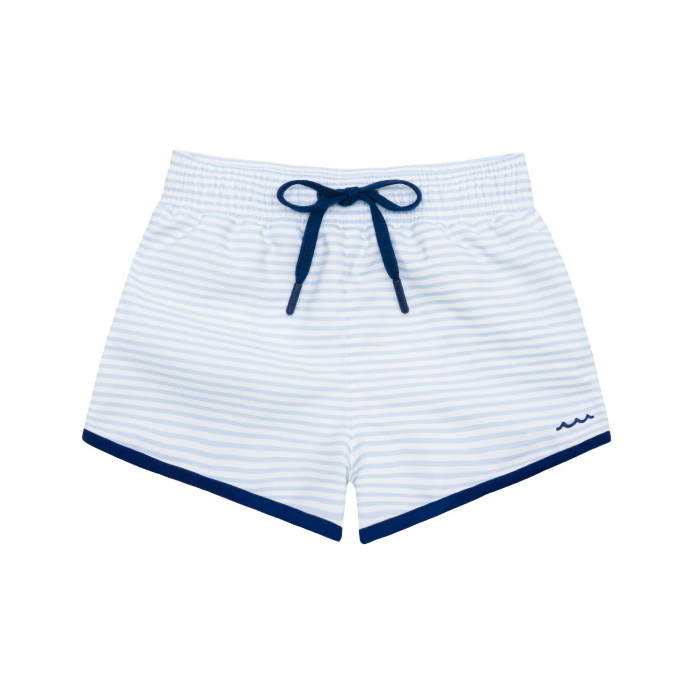 boys powder blue stripe boardie | minnow