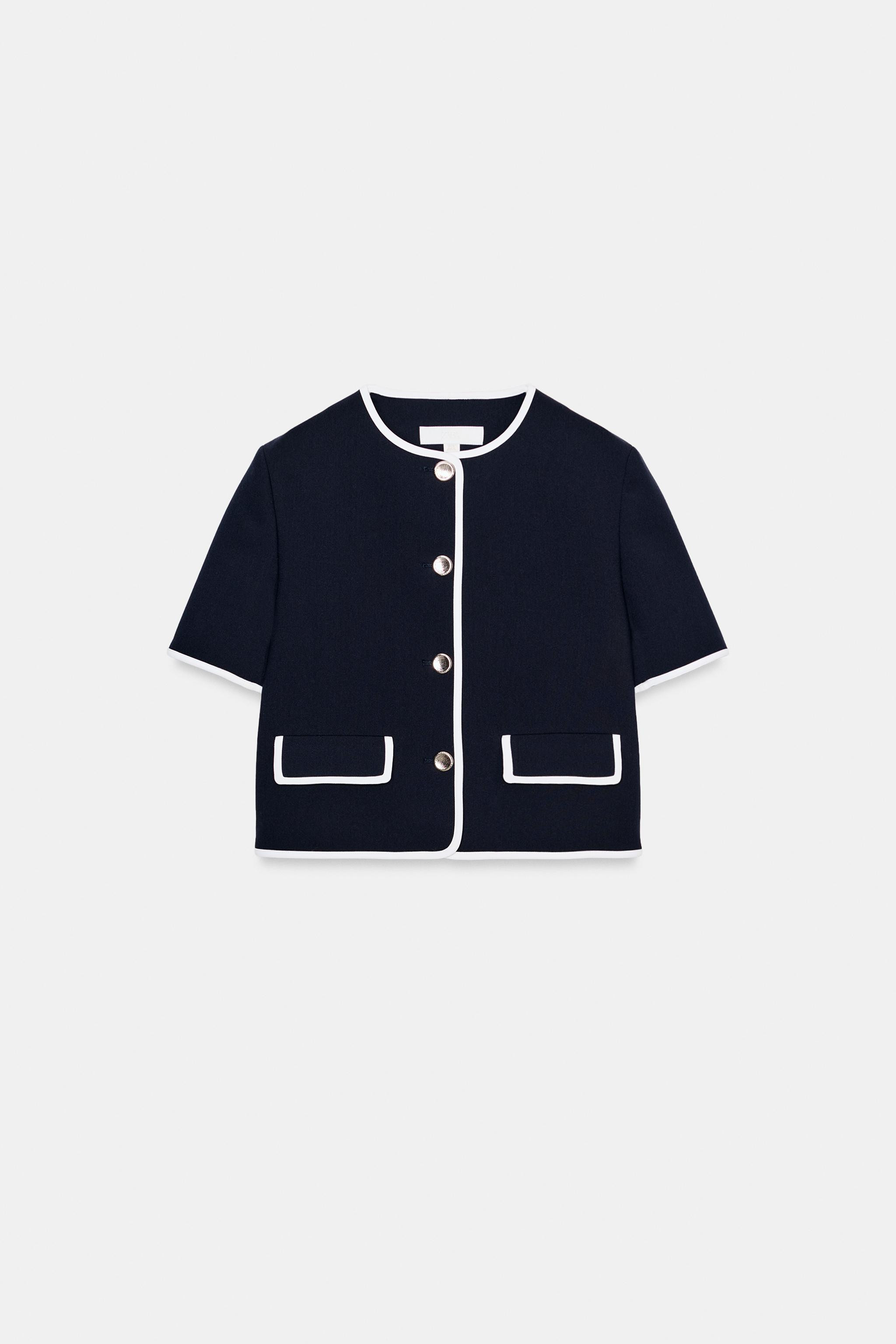 SHORT SLEEVE BLAZER SET | Zara US