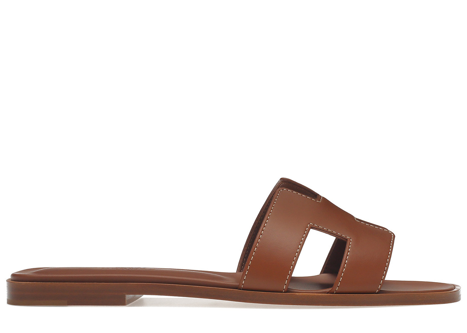 Hermes Oran Sandal Gold Box Calfskin Leather | StockX