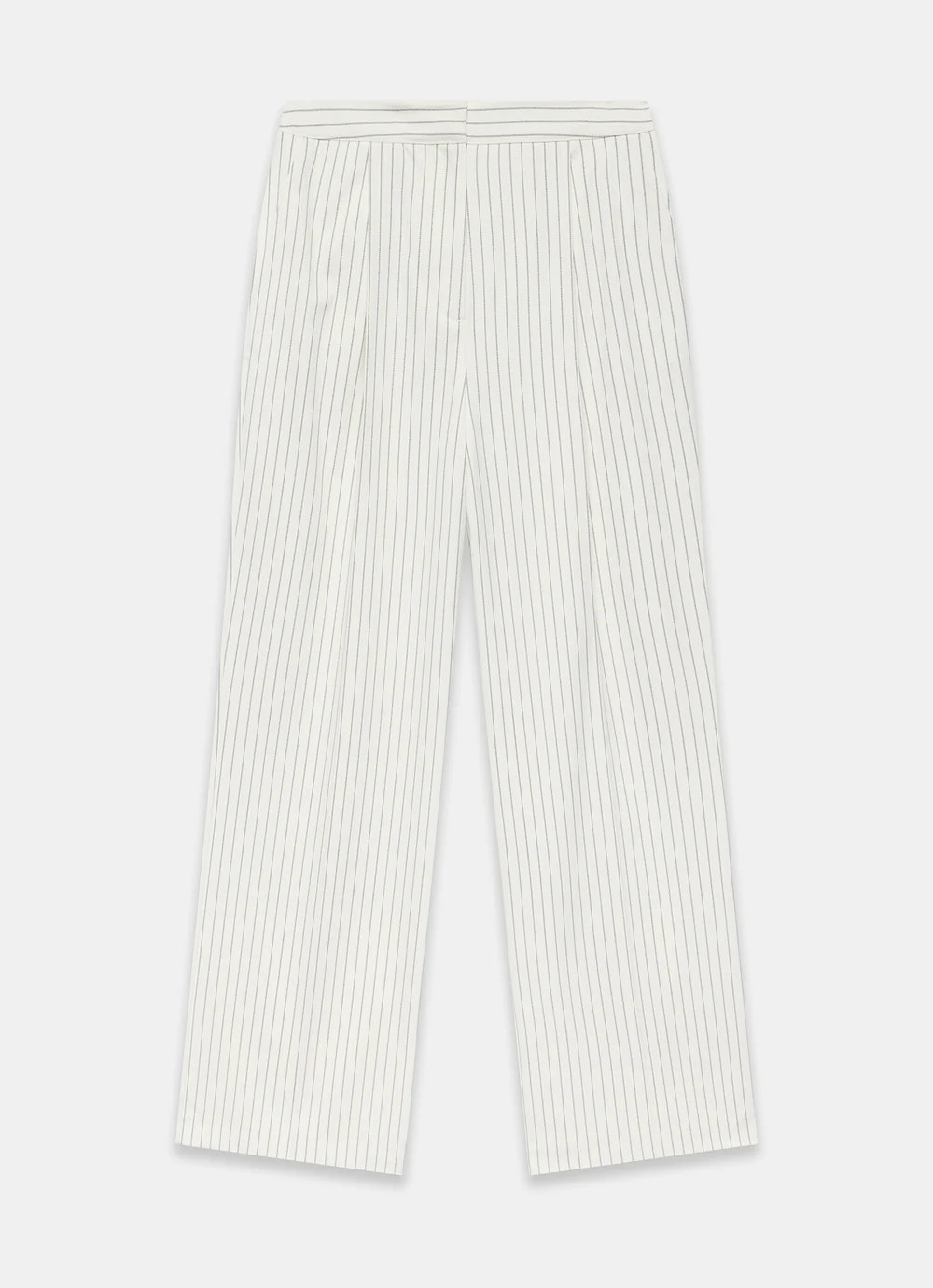 White Pinstripe Tailored Trousers | Mint Velvet