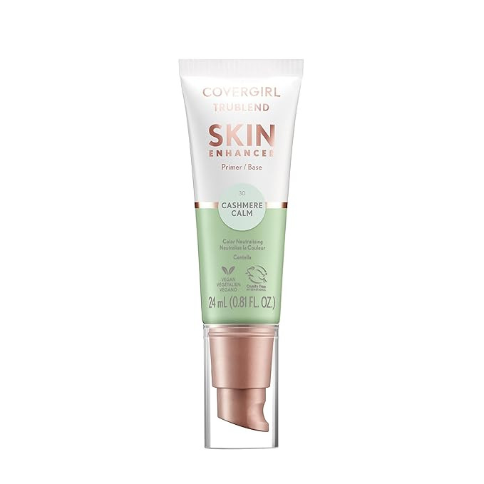 CoverGirl TruBlend Skin Enhancer, Cashmere Calm, Primer, Plumps Dry Skin, Blurs Pores, Hydrating,... | Amazon (US)