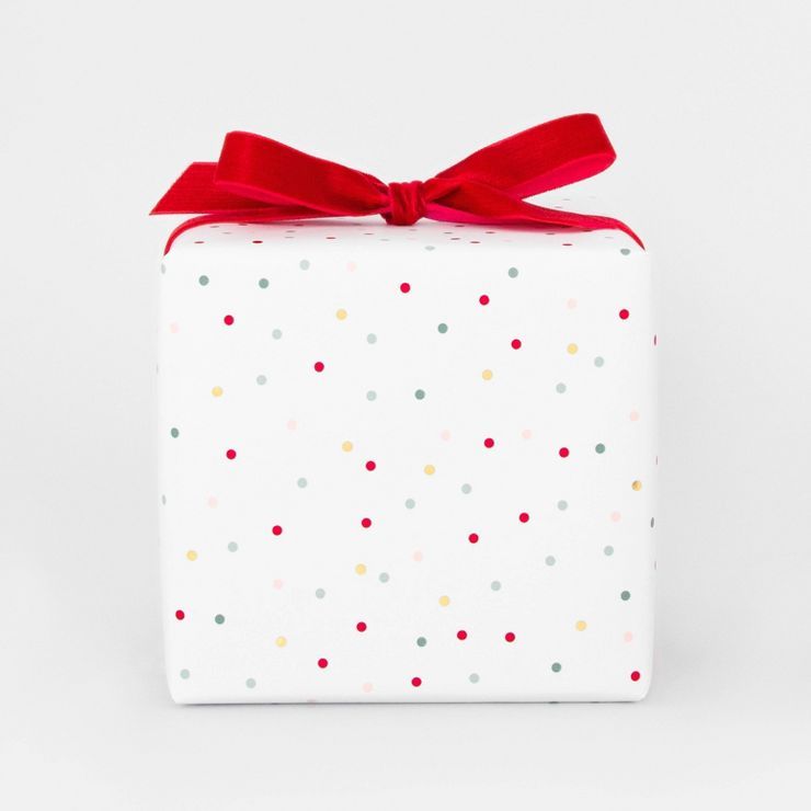 30 sq ft Multi Colorful Dot Gift Wrap - Sugar Paper&#8482; + Target | Target