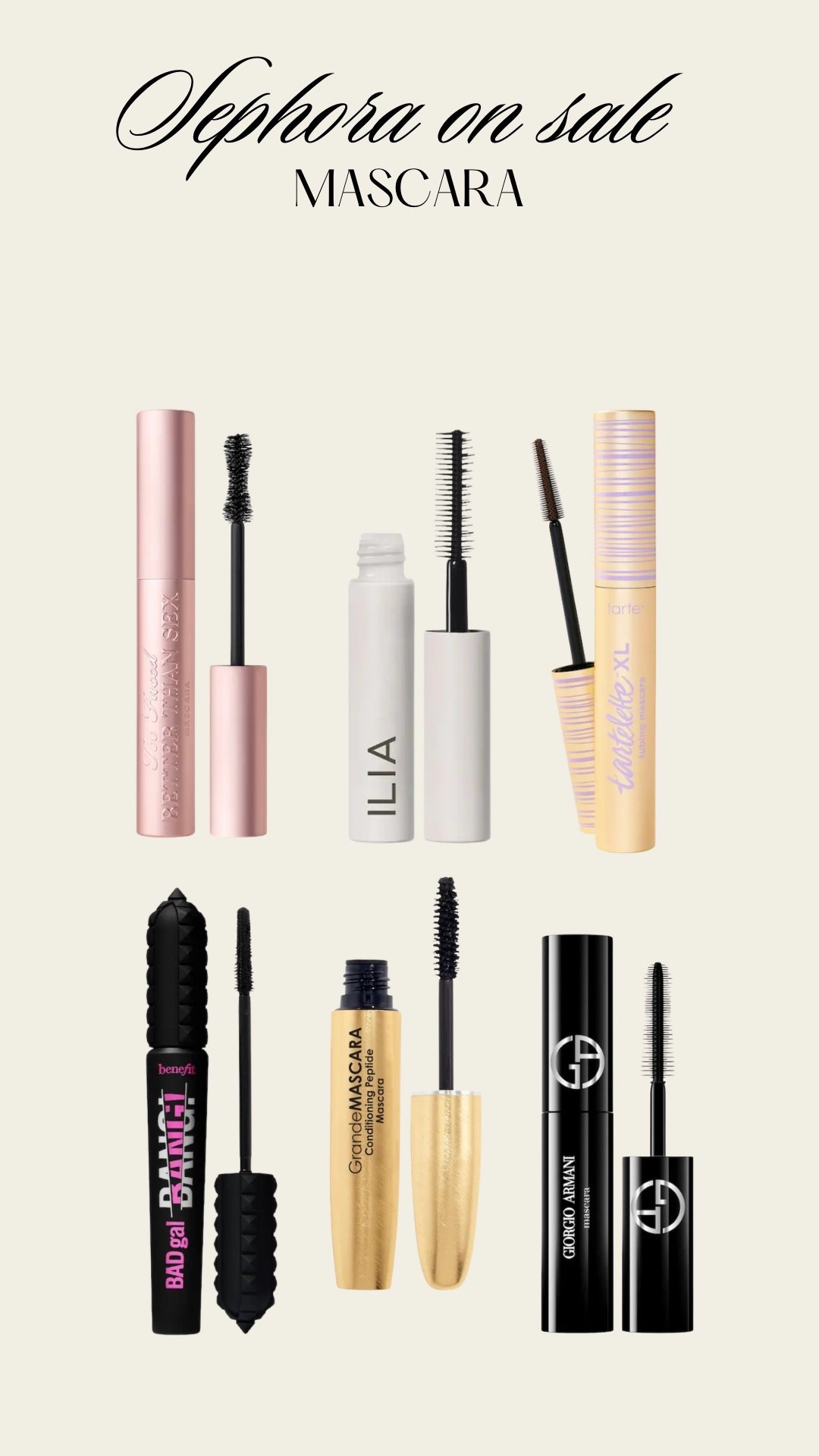 Some of the top rated mascaras at Sephora are on sale right now, stock up! ⭐️

#LTKgrwm #LTKBeauty #LTKSaleAlert